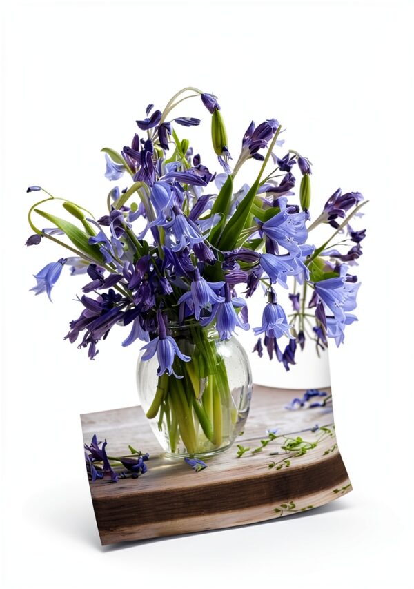 Gants de cuisine Bluebell Bouquet01 - Lot 3 pièces noir, thermique-1
