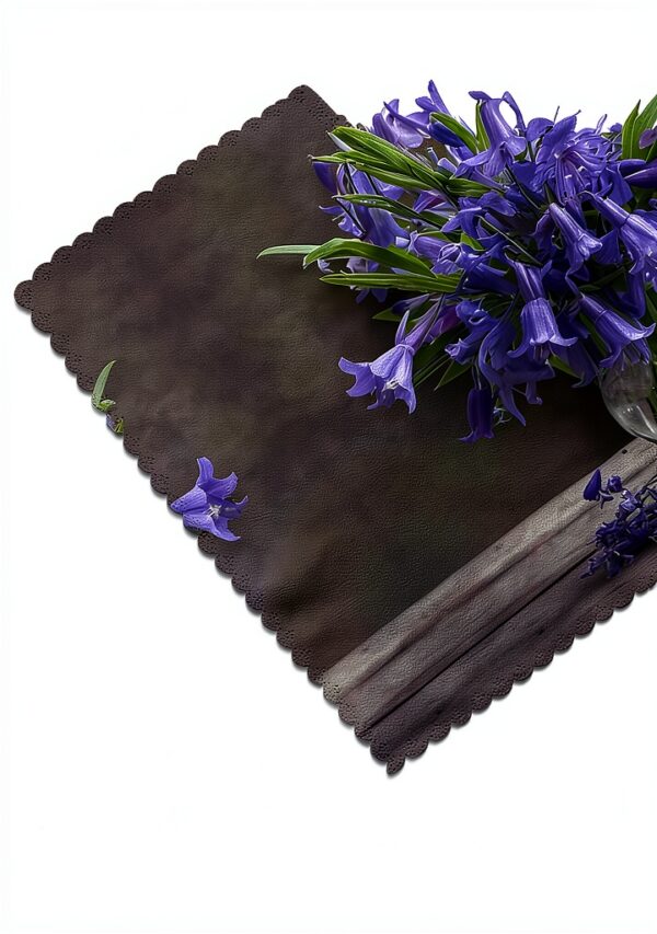 Bluebell Bouquet03 Lot de 6 sets de table d'extérieur lavables pour décoration de table-5