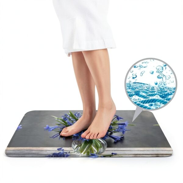 Tapis de salle de bain Bluebell Bouquet03, ensemble de 3 pièces en-5
