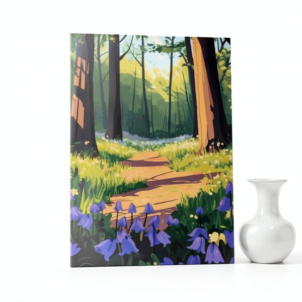 UTGN Poster sur toile Bluebell Forest Meadow 30x45 cm – Décor-6