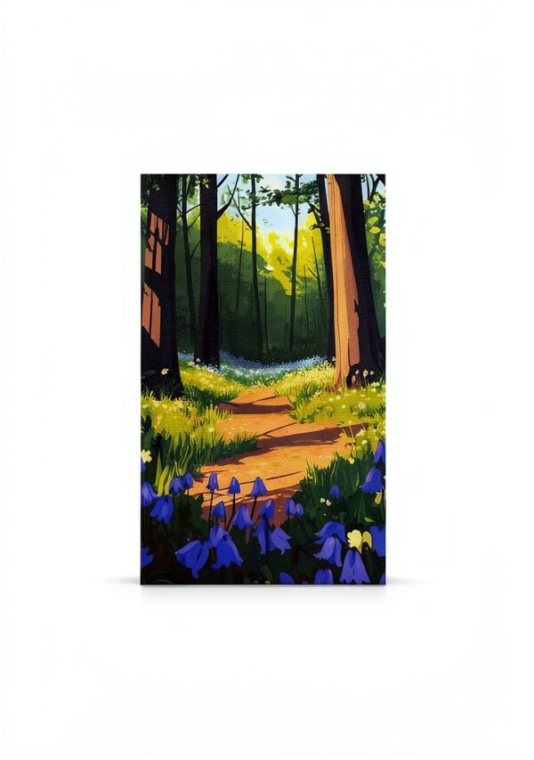 UTGN Poster sur toile Bluebell Forest Meadow 30x45 cm – Décor-1