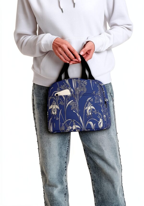XTYGETY Bluebell Design 04 Sac à déjeuner réutilisable isotherme pour le travail et les aventures en plein air-8