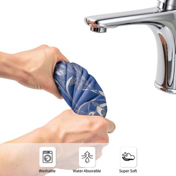 XTYGETY Bluebell Design 04 Serviettes de bain de cuisine Serviette de bain Serviette à main Serviette absorbante pour salle de bain pour la maison Voyage-3