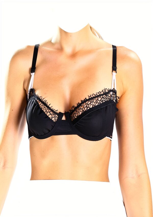 Bella blue BLUEBELLA - Soutien-Gorge de Tous Les Jours - Femme - Noir - 85C-1